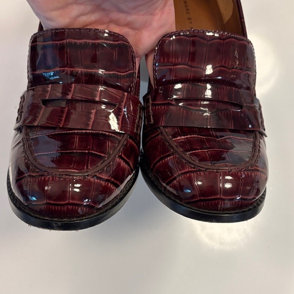 Marc By Marc Jacobs Burgundy Patent Leather Heels - Picture 11 of 15